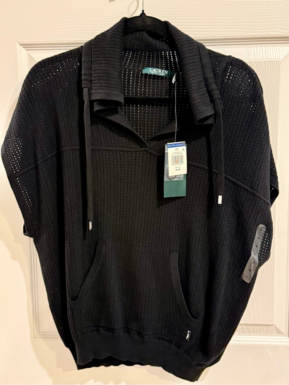 ✨ NWT Lauren Ralph Lauren Black Crochet Resort Top ✨